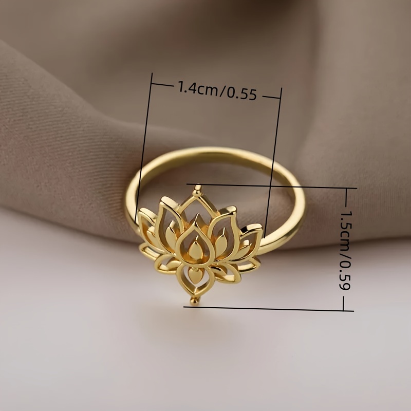 Lotus Ring for Women, Vacation, Parties, Wedding, Anniversary